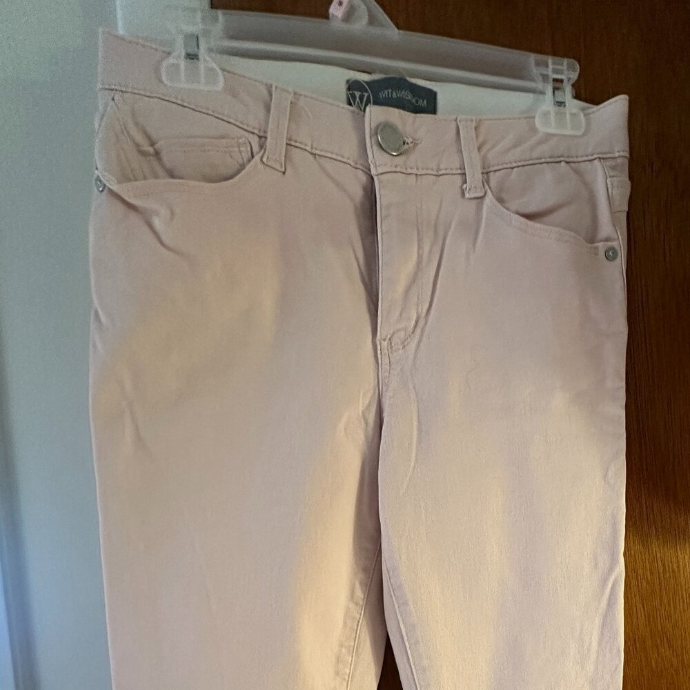 Wit & Wisdom Pink Stretch Ankle Pants - 4